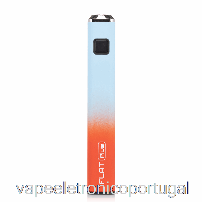 Vape Eletrônico Yocan Flat Plus Bateria 900mah Vermelho Azul-petróleo